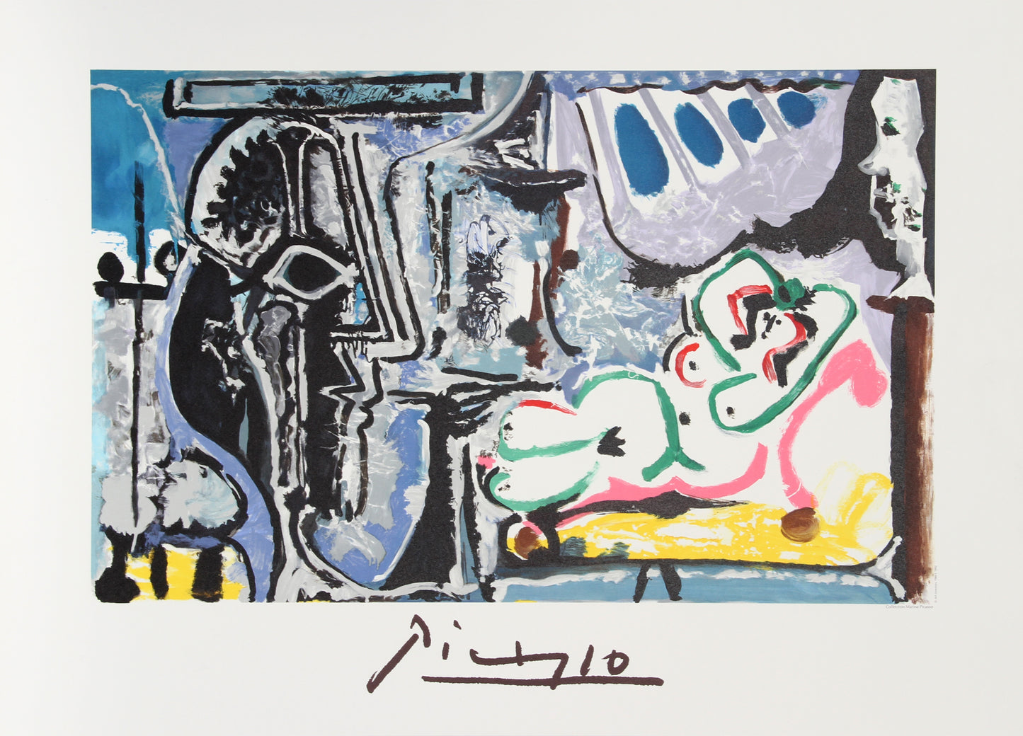 Le Peintre et son Modele by Pablo Picasso