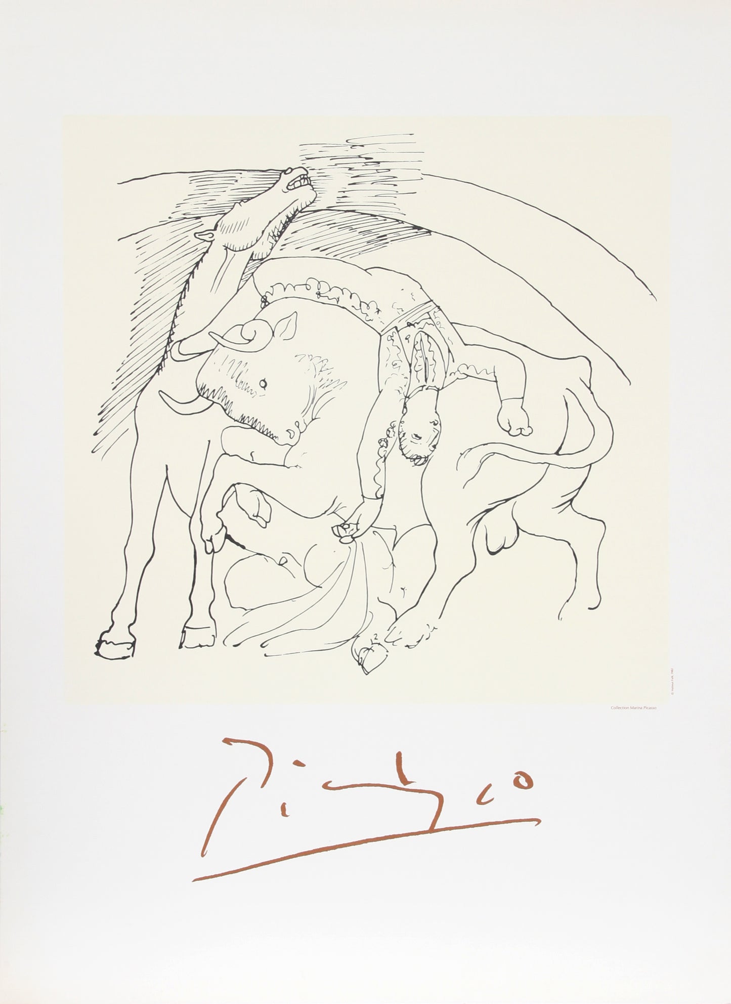 Taureau et Cheval by Pablo Picasso