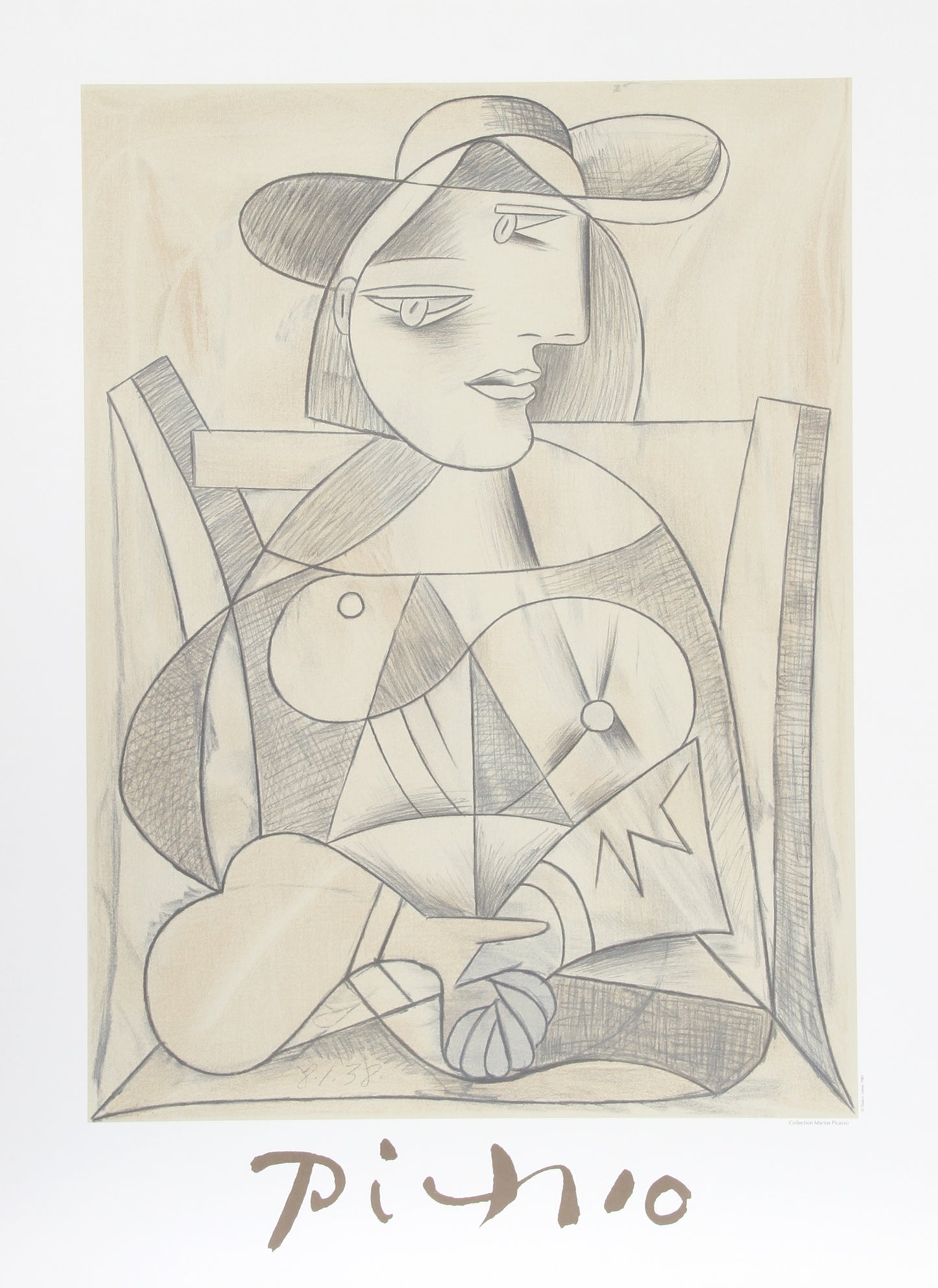 Femme aux Mains Jointes (Marie-Therese Walter) by Pablo Picasso