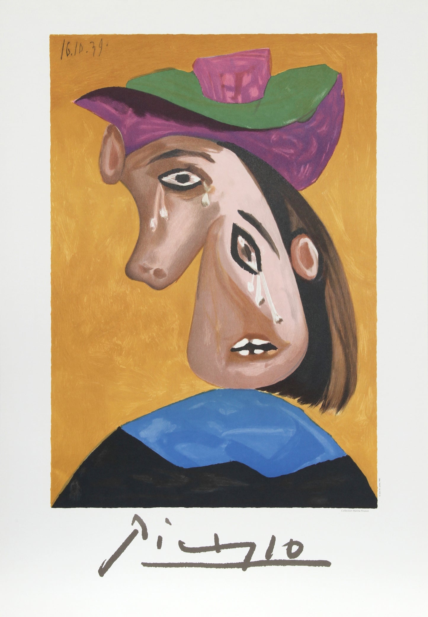 Pablo Picasso, Le Pleureuse, 13-B-k, Lithograph