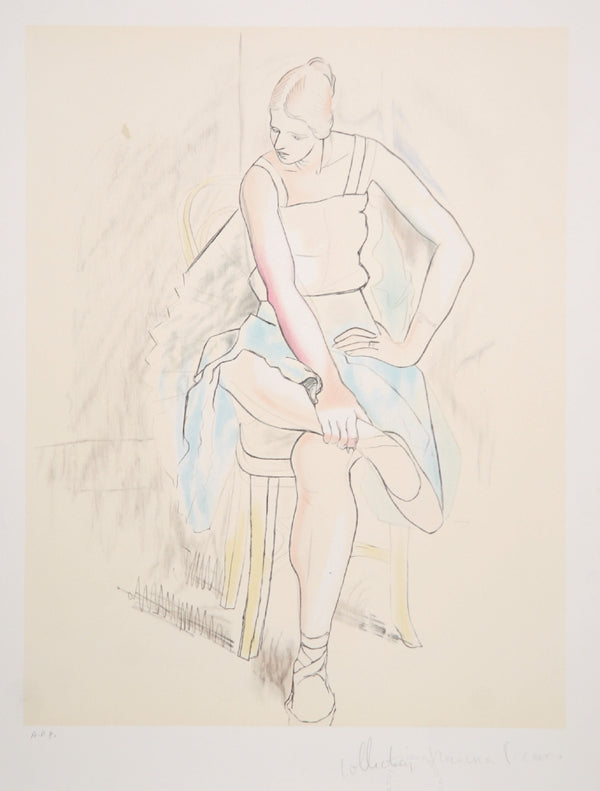 Pablo Picasso, Femme Assise, 29-2, Lithograph on Arches Paper