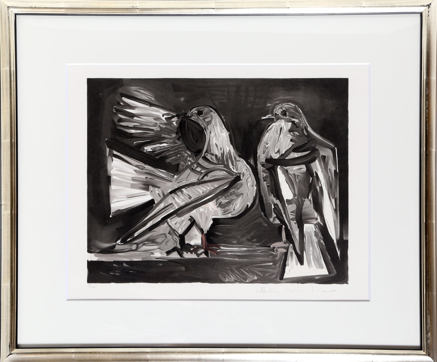 Pablo Picasso, Deux Pigeons, 29-10, Lithograph on Arches Paper