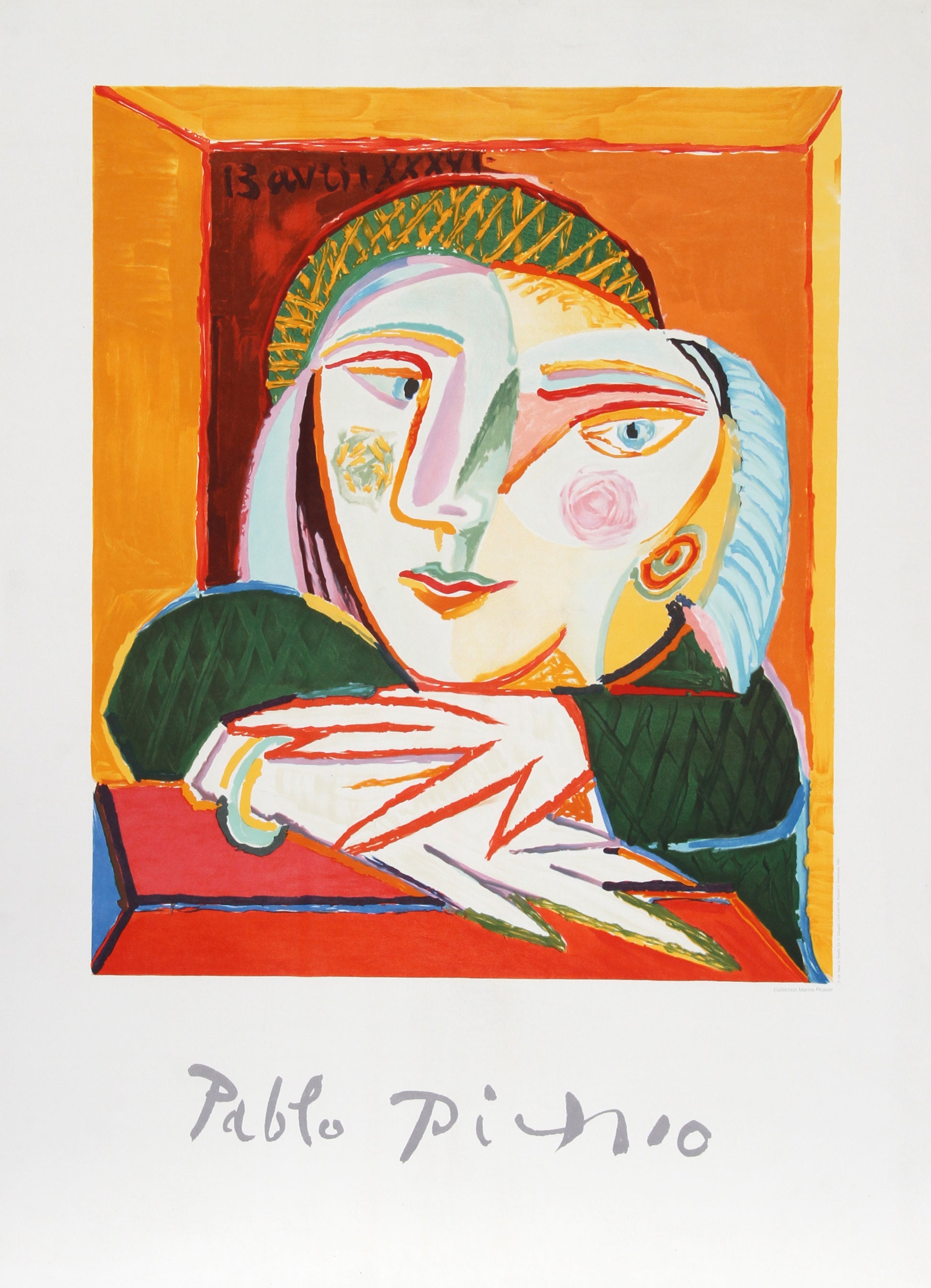 Femme Accoudee A Sa Fenetre by Pablo Picasso