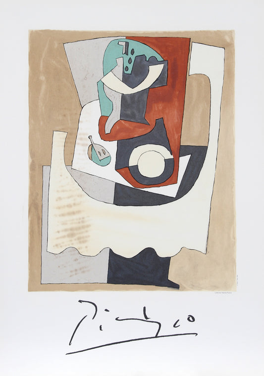 Nature Morte au Gueridon et a l'Assiette by Pablo Picasso