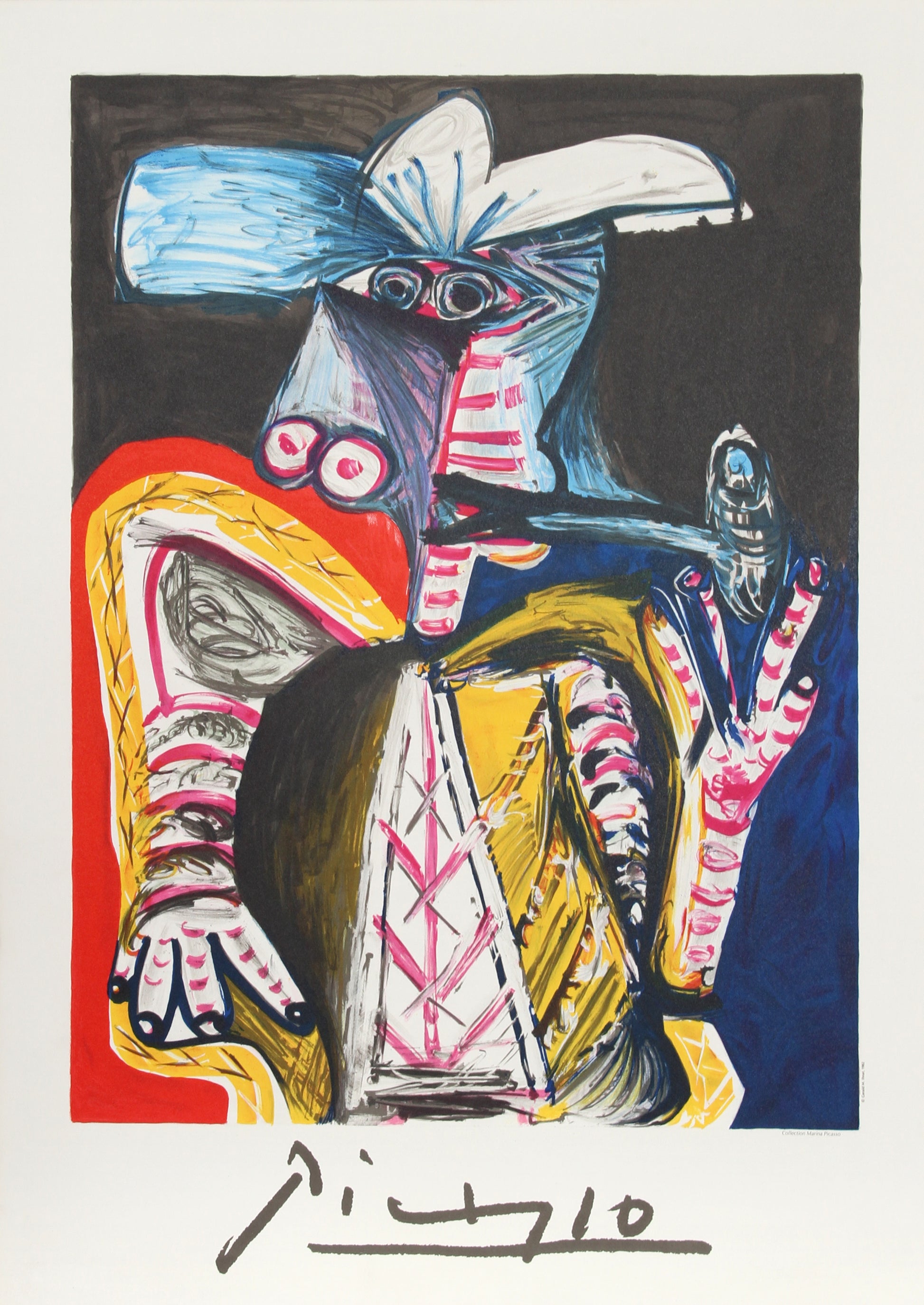 Personnage a la Pipe by Pablo Picasso