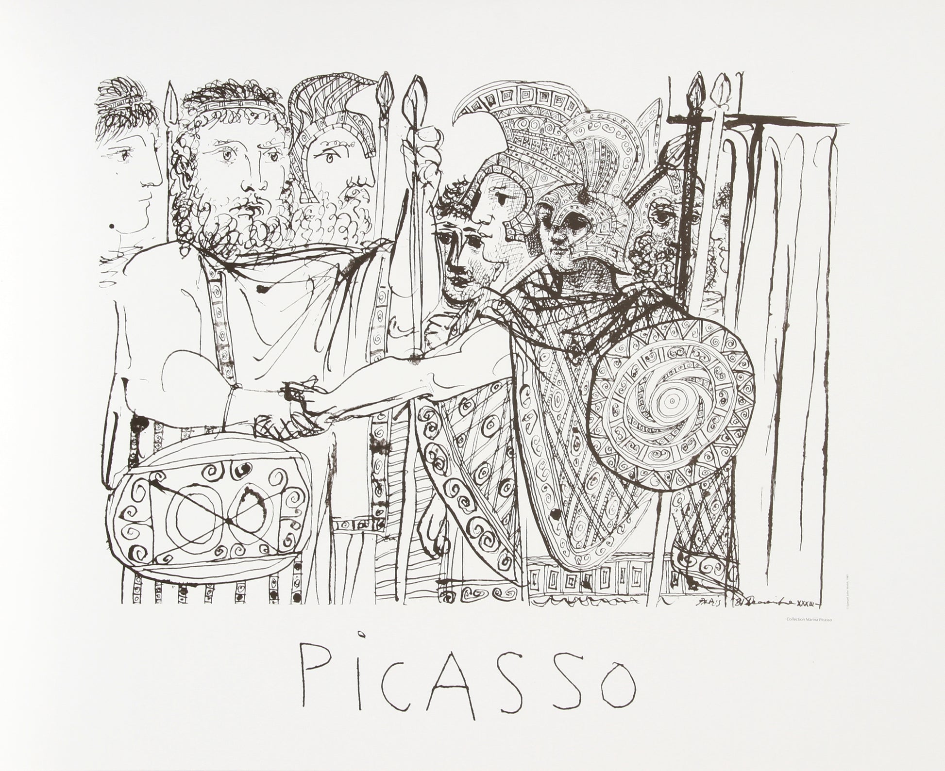 Composition by Pablo Picasso