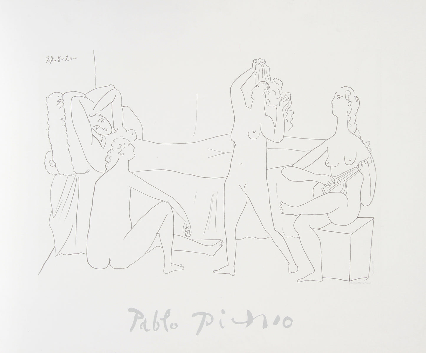 Quatre Nus au Harem by Pablo Picasso