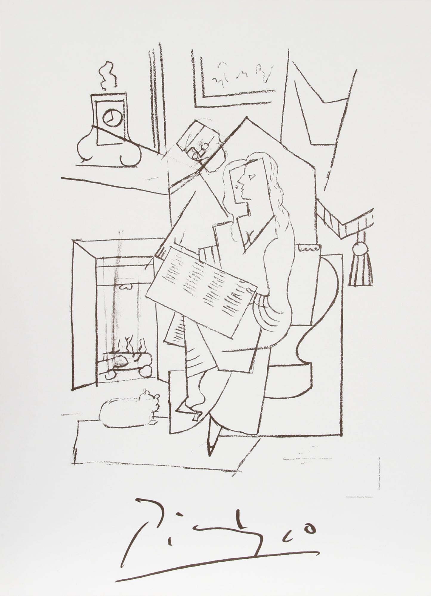 Femme Dans un Fauteuil by Pablo Picasso