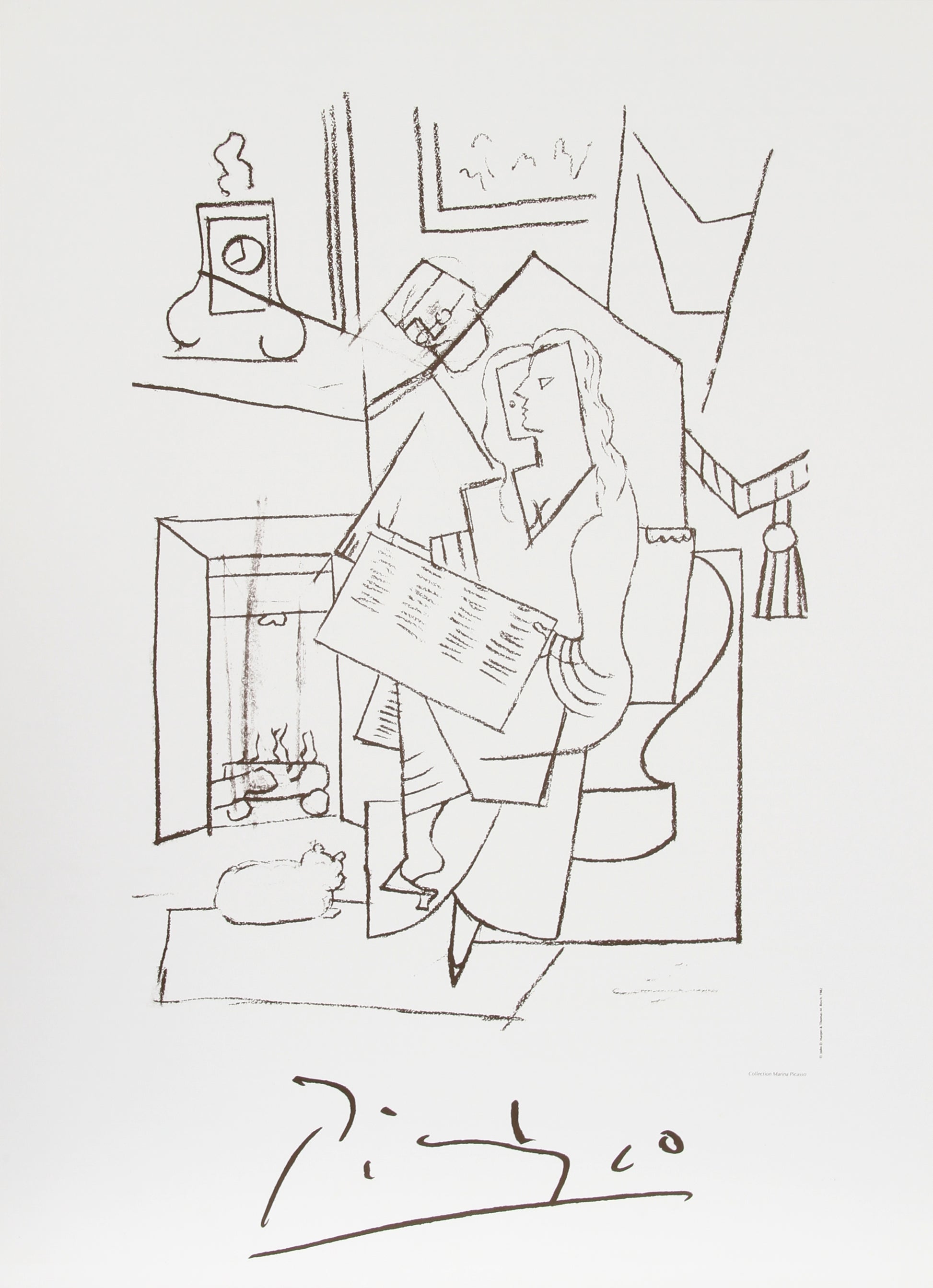 Femme Dans un Fauteuil by Pablo Picasso
