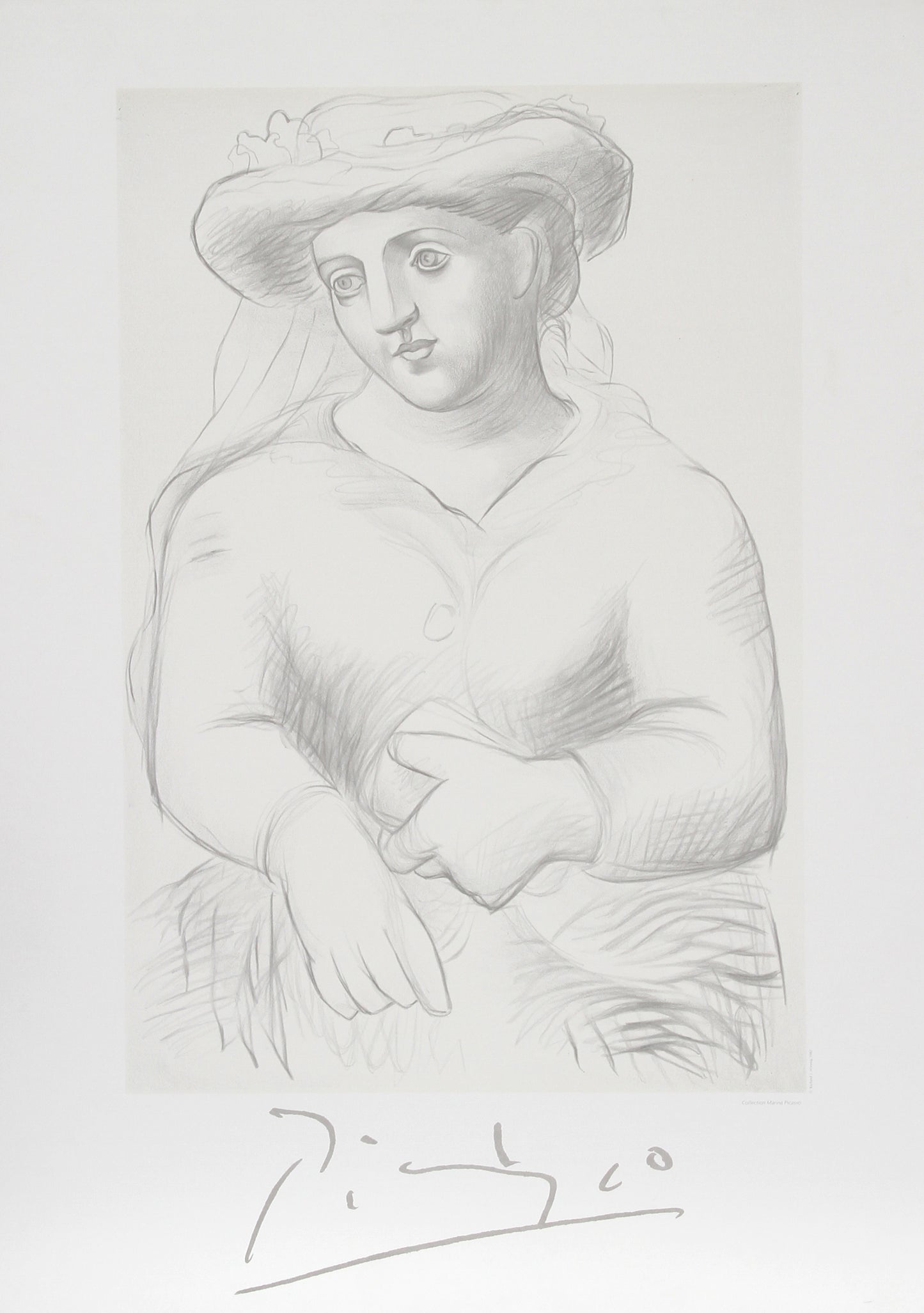 Femme au Chapeau et au Missel by Pablo Picasso