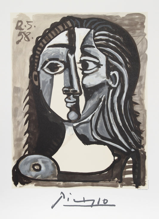 Tete de Femme, 28-10-k by Pablo Picasso