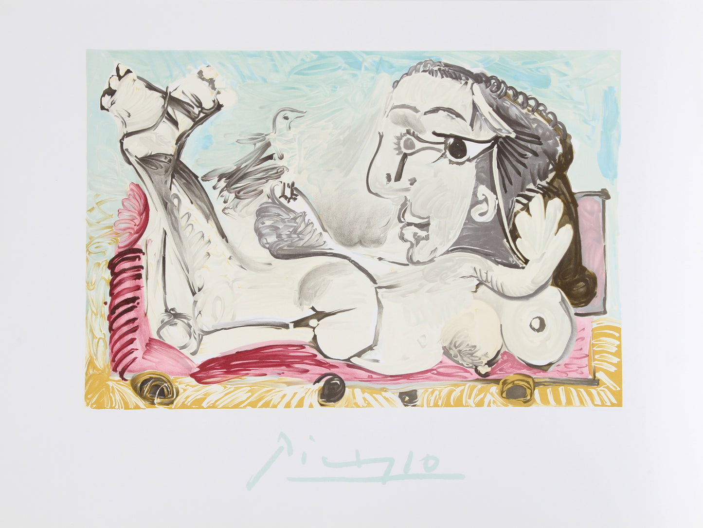 Nu Couché à l'Oiseau by Pablo Picasso