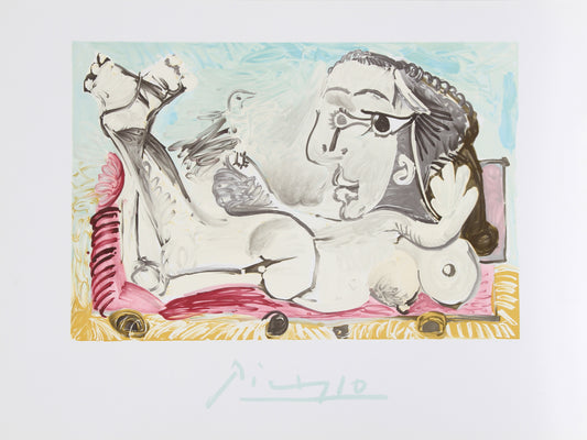 Nu Couché à l'Oiseau by Pablo Picasso