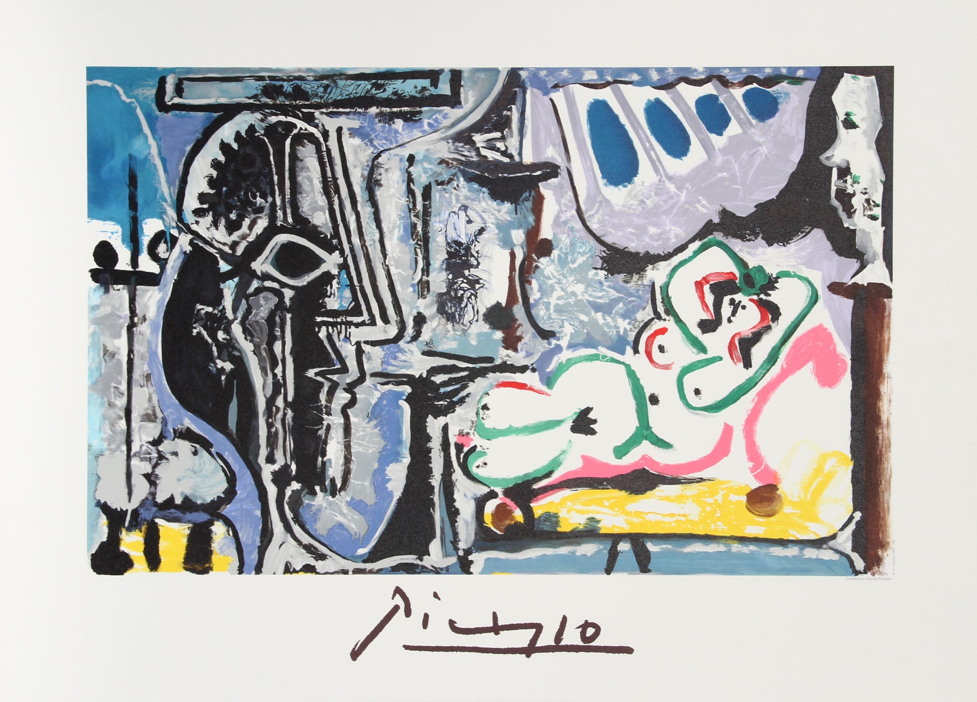 Le Peintre et son Modele by Pablo Picasso