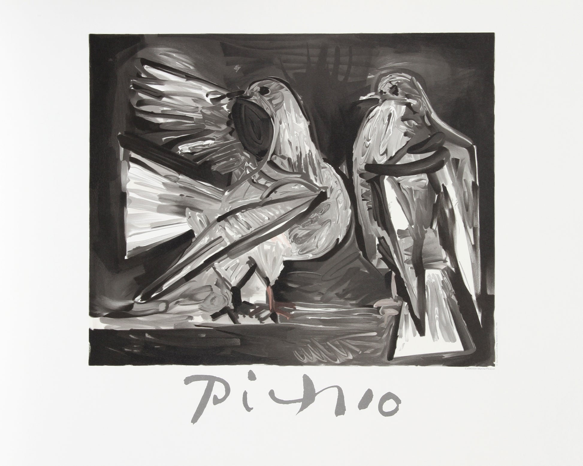 Deux Pigeons by Pablo Picasso