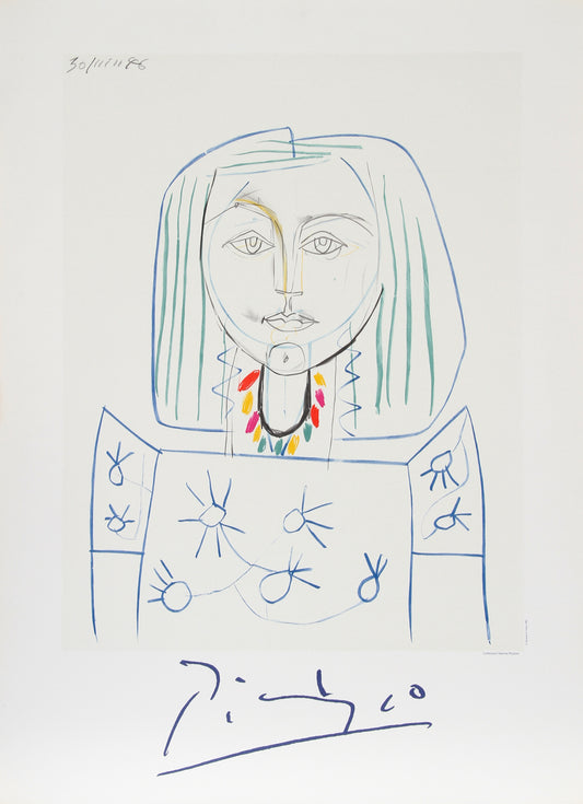 Portrait de Femme au Collier by Pablo Picasso