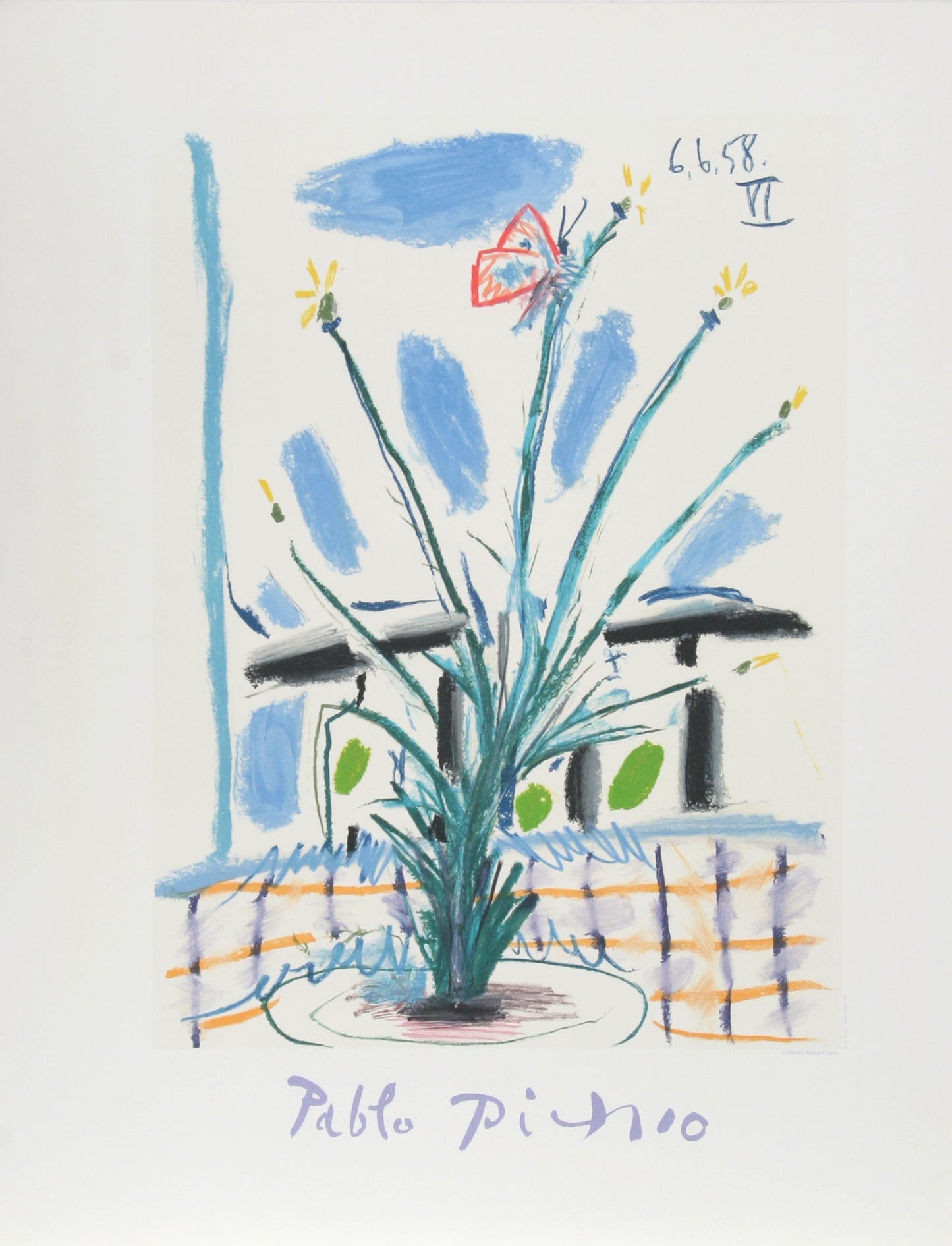 Le Bouquet, 39-6-K by Pablo Picasso