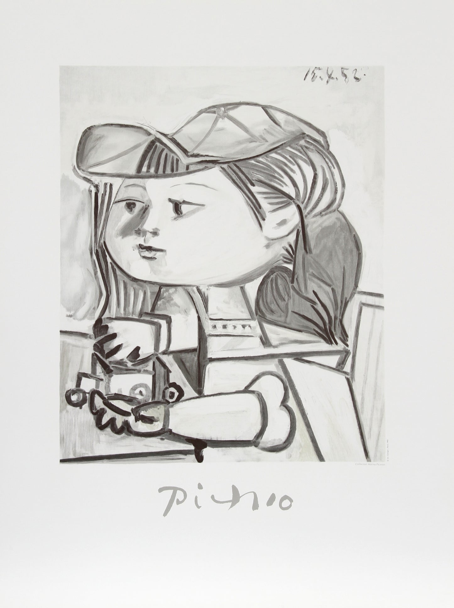 Buste de Petite Fille by Pablo Picasso
