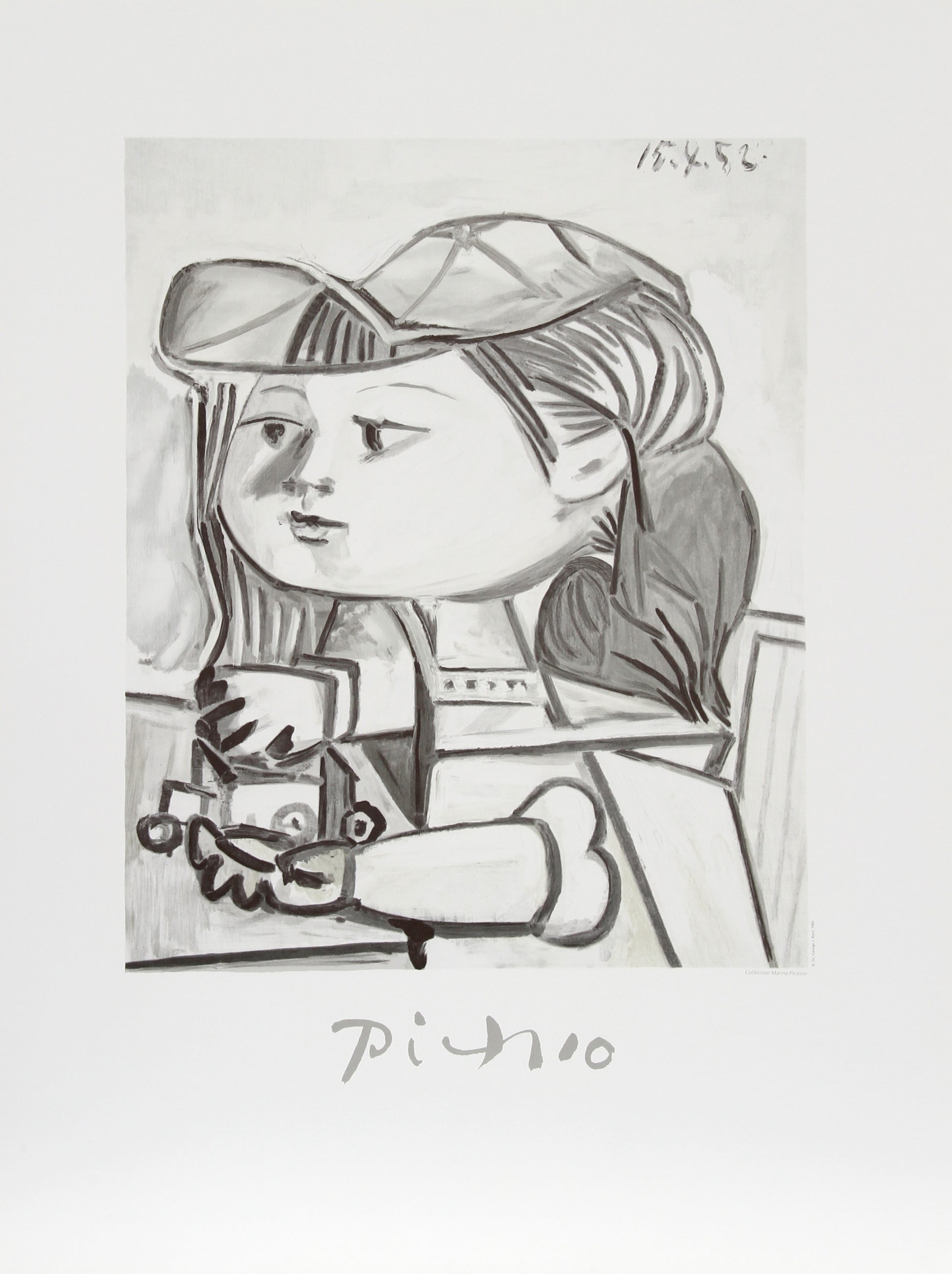 Buste de Petite Fille by Pablo Picasso