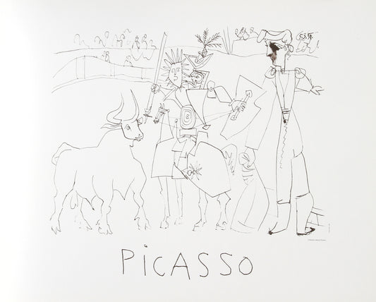Chevalier Picador dans l'Arene by Pablo Picasso