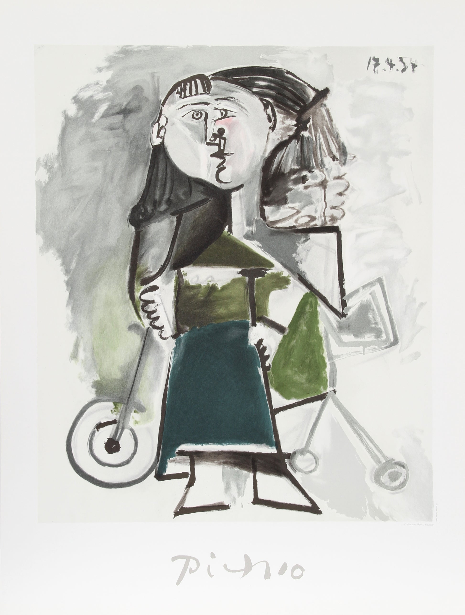 Fillette au Tricycle by Pablo Picasso