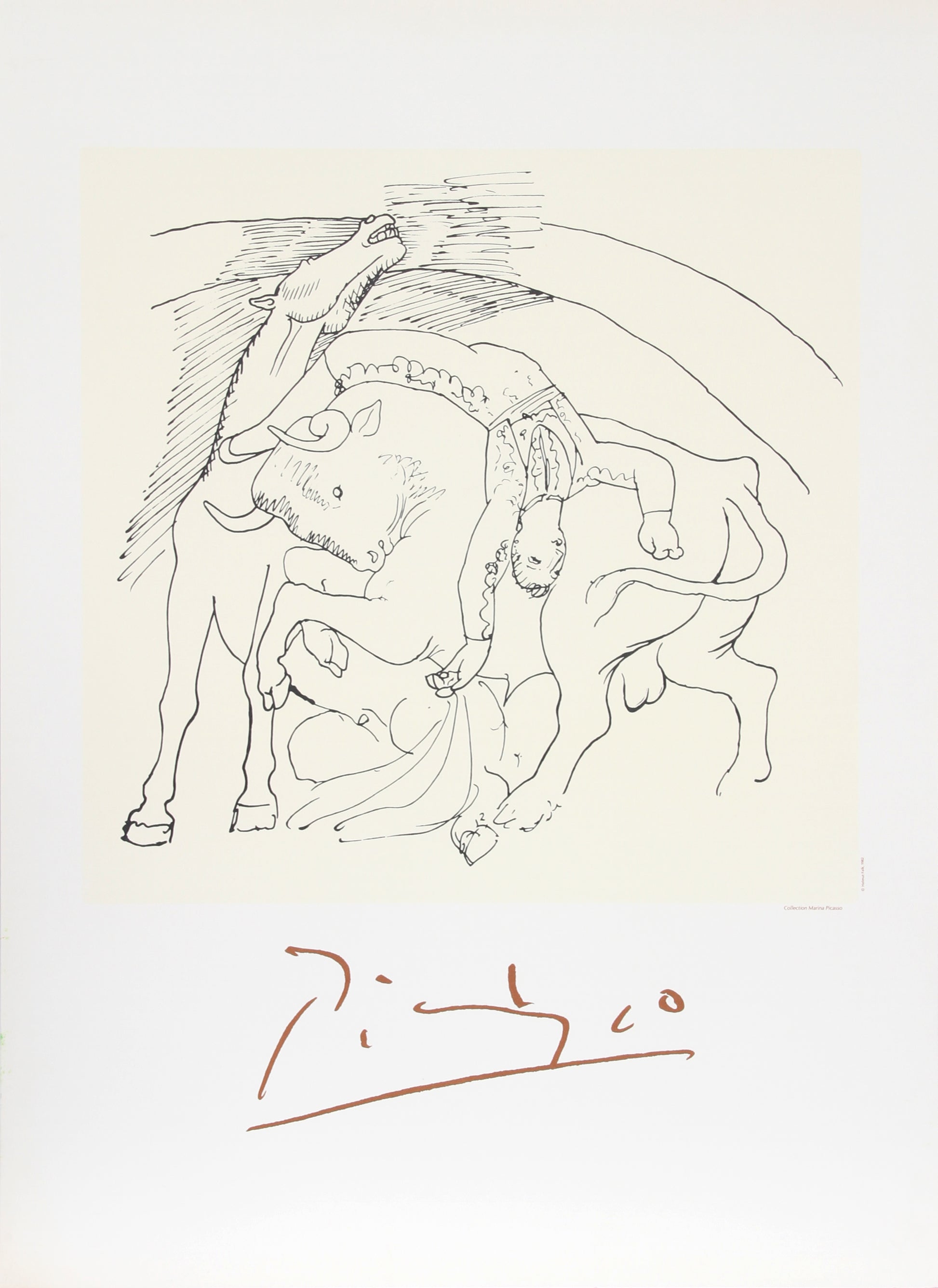 Taureau et Cheval by Pablo Picasso