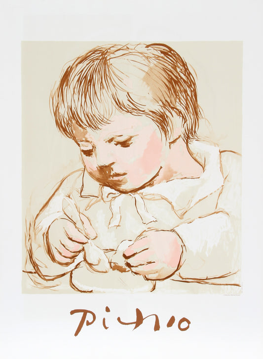 Enfant Dejeunant by Pablo Picasso