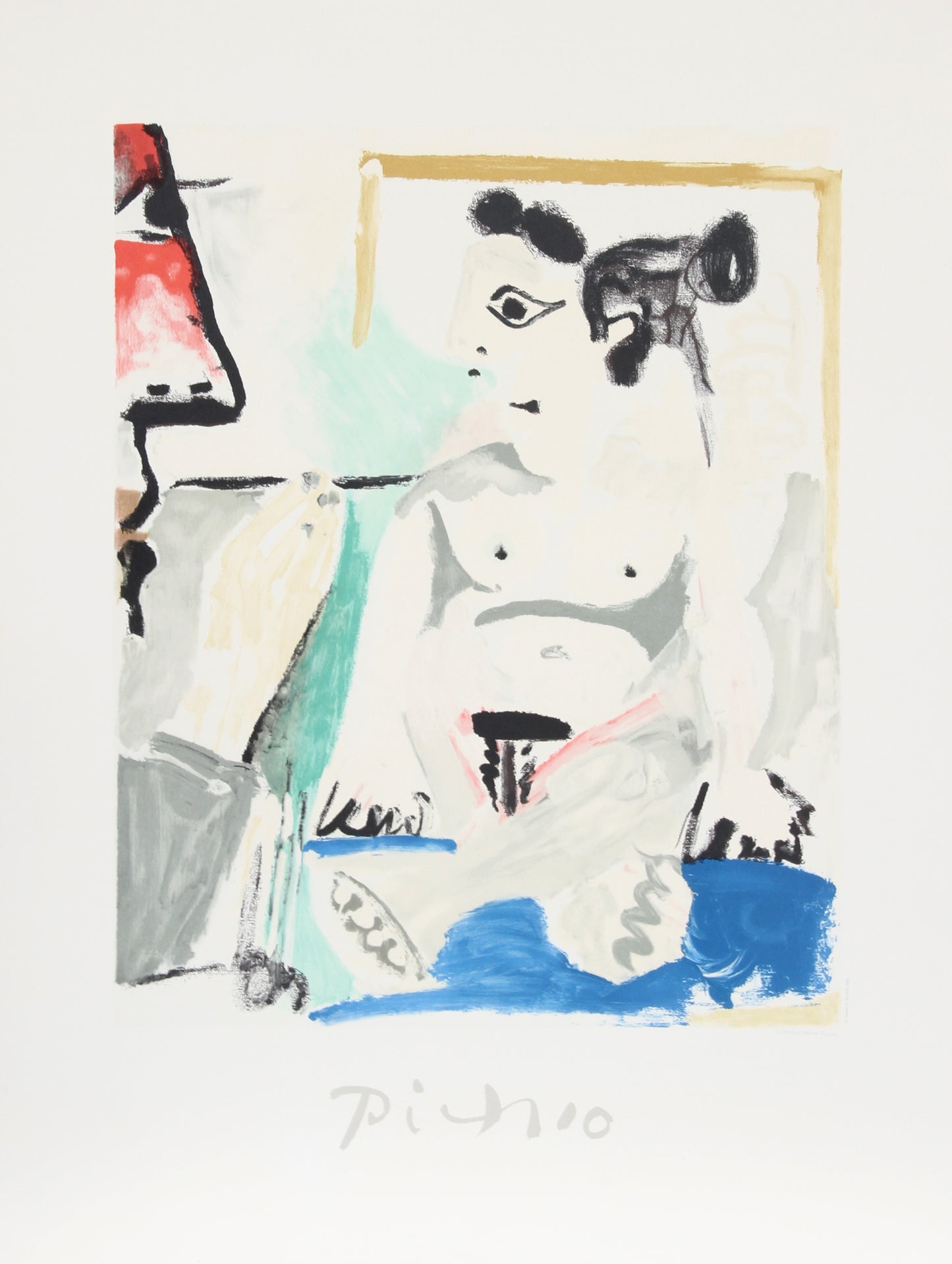Le Pientre et son Modele by Pablo Picasso