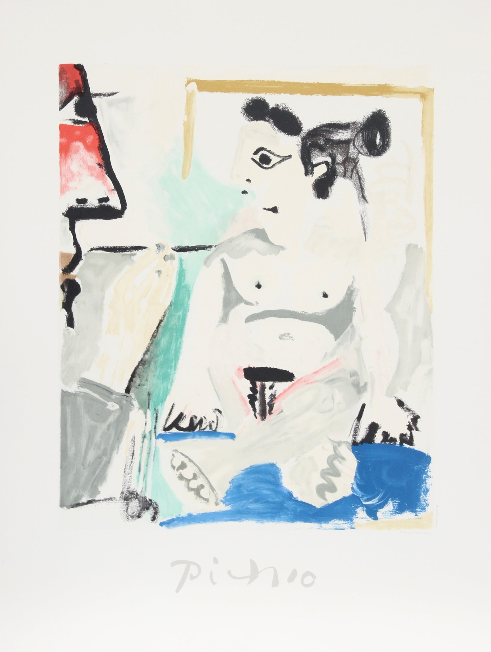 Le Pientre et son Modele by Pablo Picasso