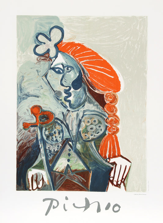 La Femme avec le Béret Rouge by Pablo Picasso