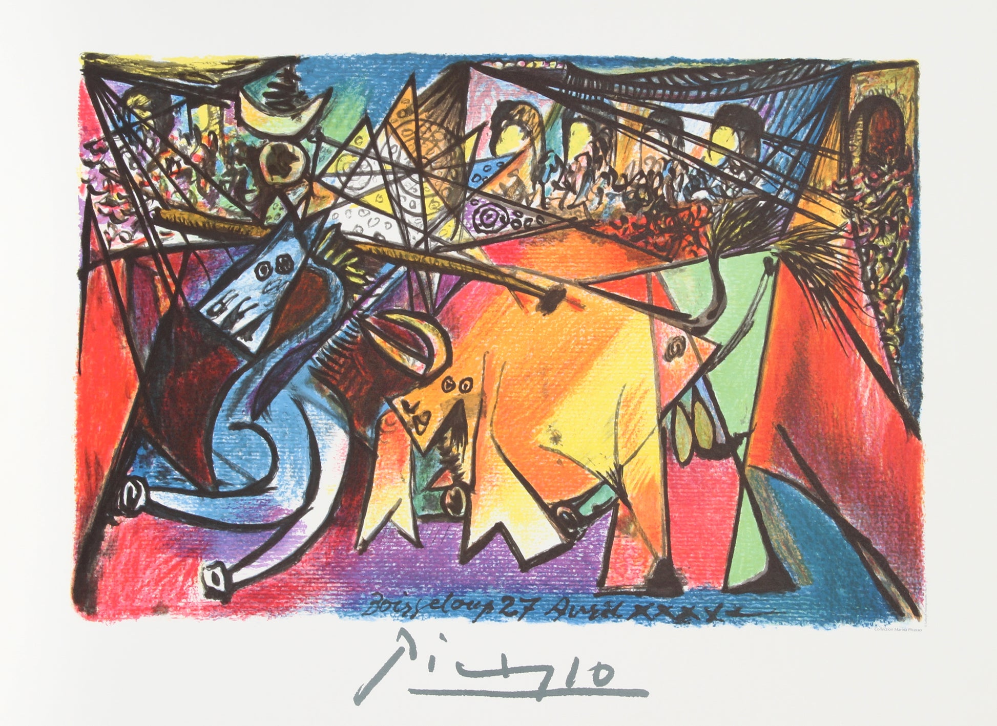 Course de Taureaux by Pablo Picasso