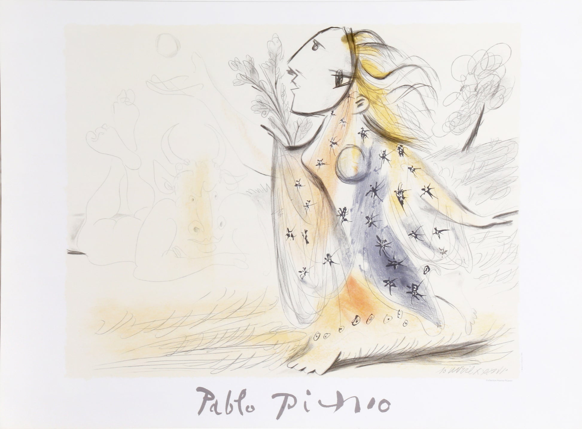Minotaure et Femme by Pablo Picasso