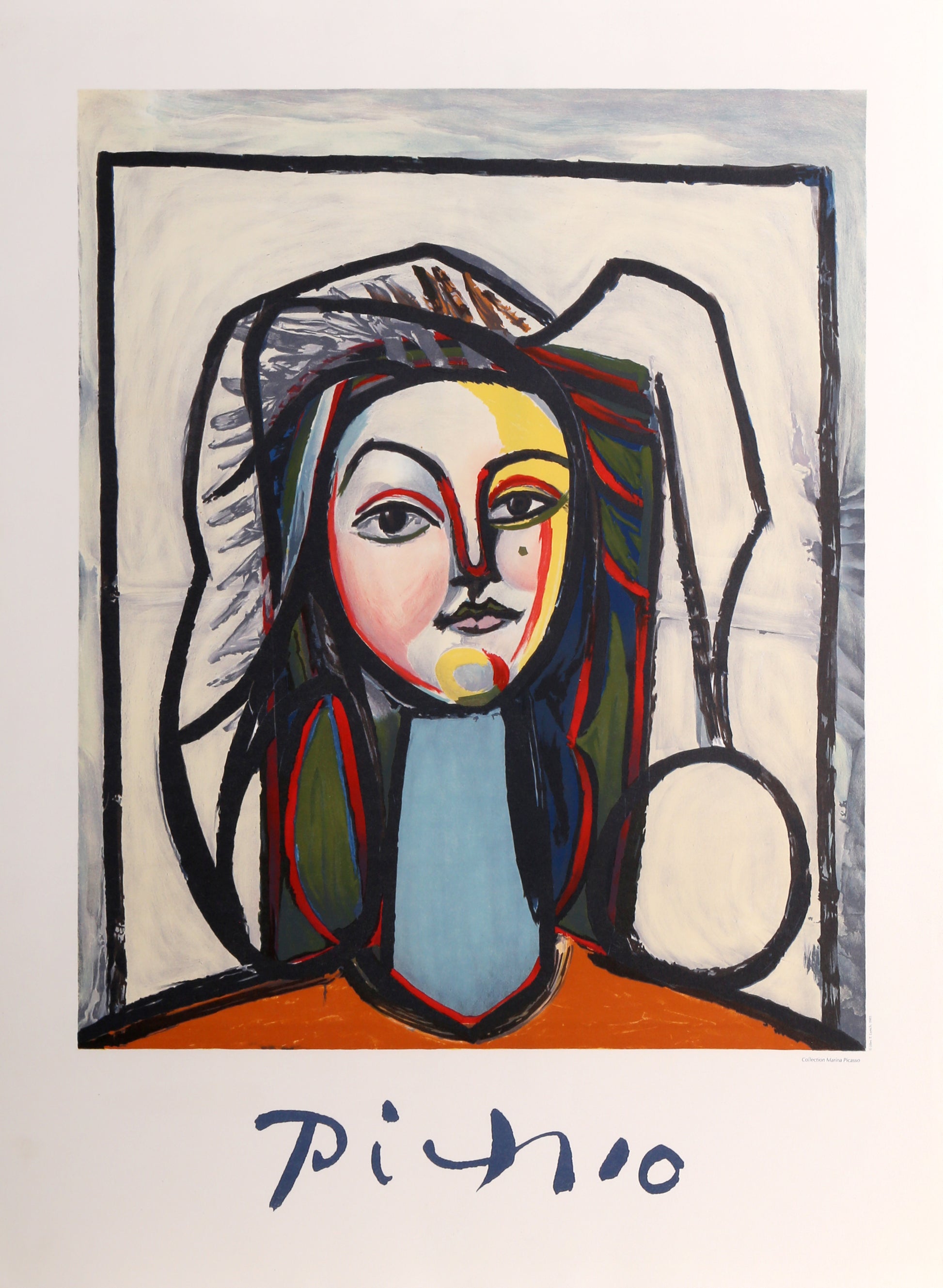 Portrait au Cou Bleu by Pablo Picasso