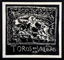 Load image into Gallery viewer, Toros en Vallauris, Vintage Poster