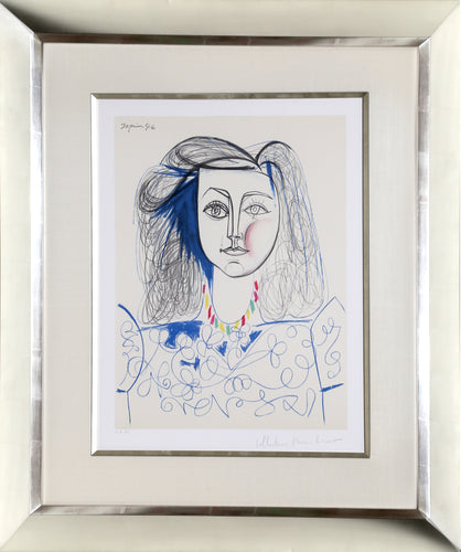 Pablo Picasso, Portrait de Femme, 10, Lithograph on Arches Paper