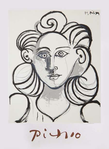 Pablo Picasso, Portrait de Femme, 11-k, Lithograph