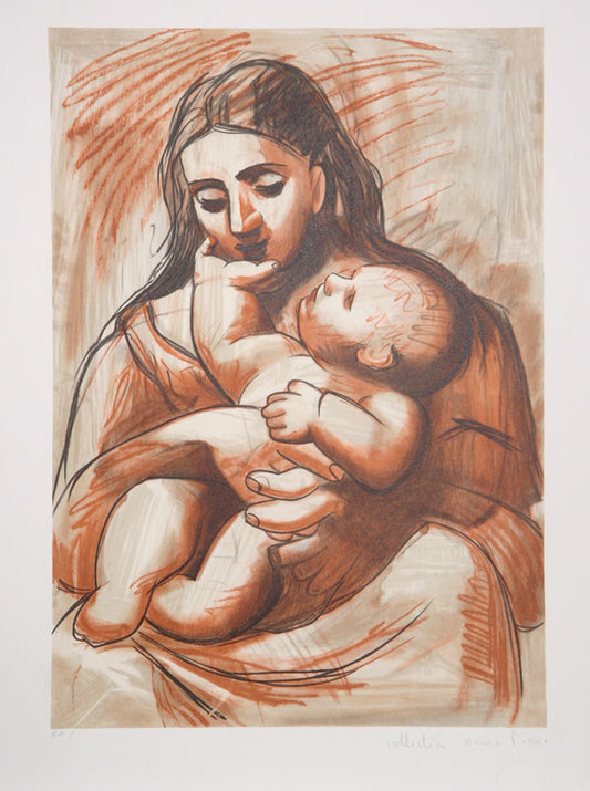 Pablo Picasso, Maternitie, 12-A, Lithograph on Arches Paper