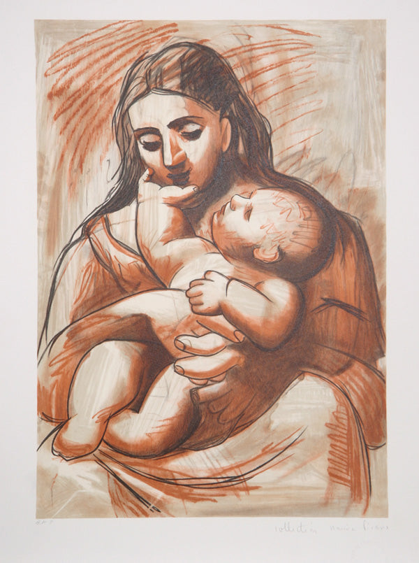 Pablo Picasso, Maternitie, 12-A, Lithograph on Arches Paper