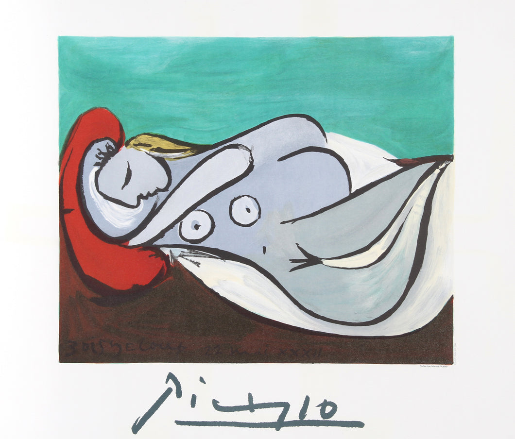 Pablo Picasso, Formeuse a l'Oreiller, 14-A-k, Lithograph