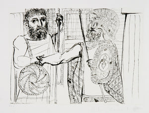 Pablo Picasso, Etude pour Lysistrata, 14-C, Lithograph on Arches Paper