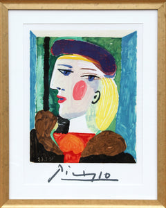 Pablo Picasso, Femme Profile (Marie-Therese Walter), 15-A-k, Lithograph