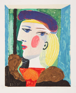Pablo Picasso, Femme Profile (Marie-Therese Walter), 15-A, Lithograph on Arches Paper