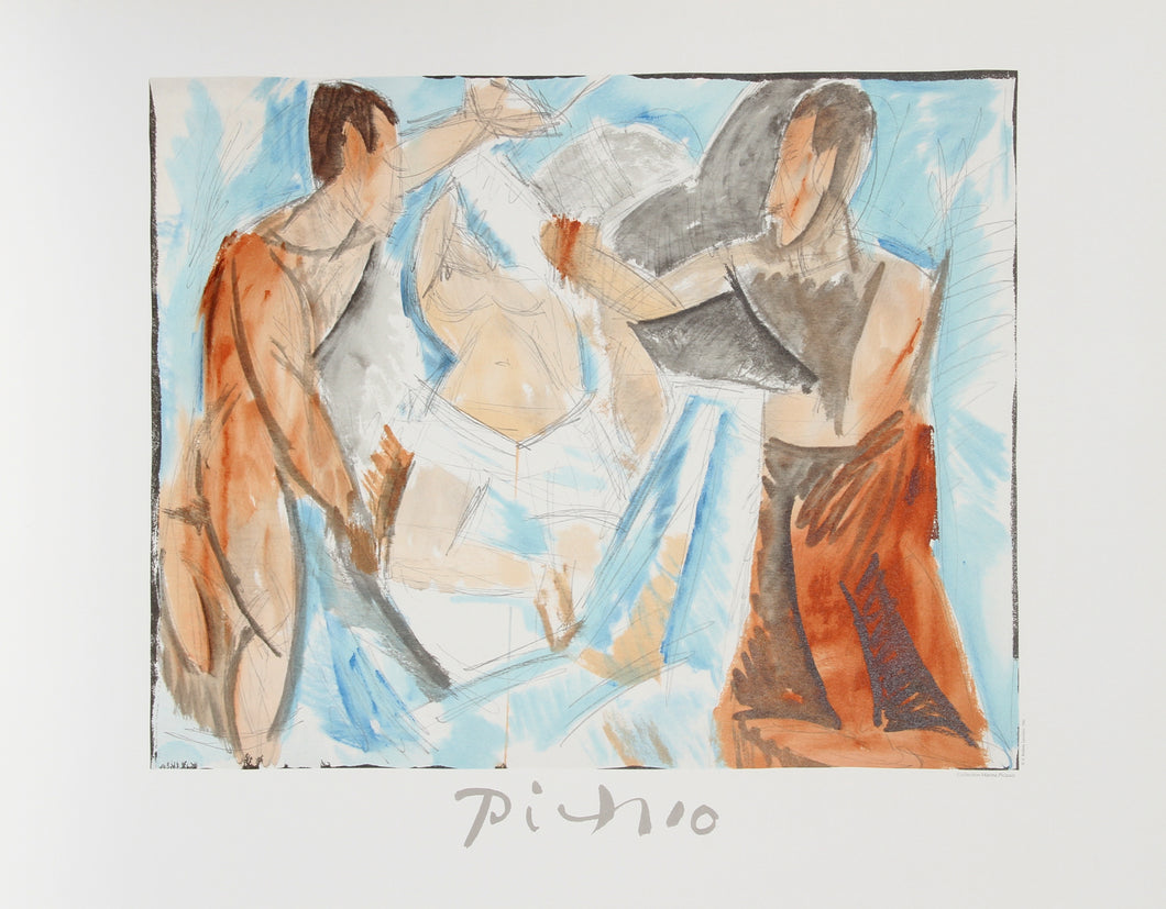 Pablo Picasso, Etude de Personnages, 16-B-k, Lithograph