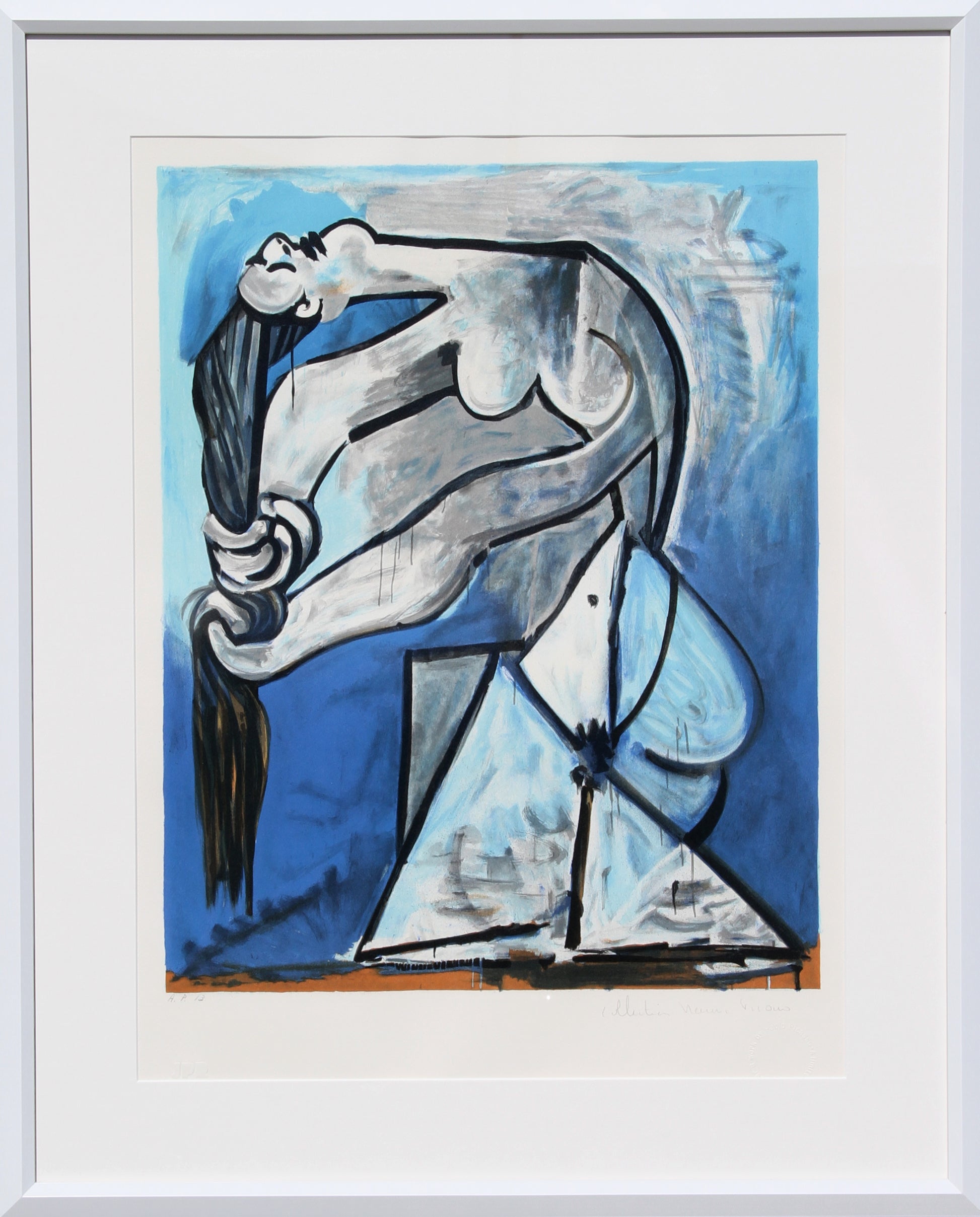Pablo Picasso, Ne Se Tordant les Chevaux, Lithograph on Arches Paper