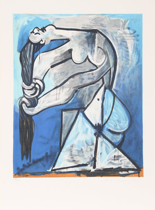 Pablo Picasso, Ne Se Tordant les Chevaux, 16-C, Lithograph on Arches Paper