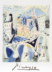 Pablo Picasso, Notre Dame, 16-D-k, Lithograph