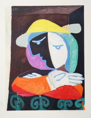 Pablo Picasso, Femme au Balcon, 18-A, Lithograph on Arches Paper