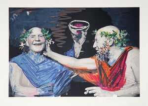 Pablo Picasso, Picasso et Manuel Pallares, 20-E, Lithograph on Arches Paper