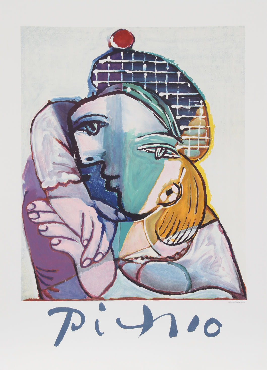 Pablo Picasso, Portrait de Femme au Beret Ecossais, 21-E-k, Lithograph