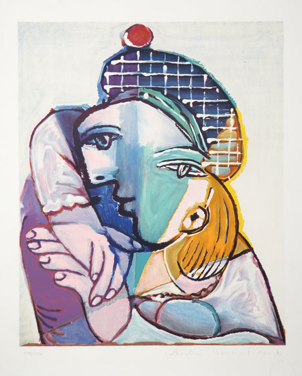 Pablo Picasso, Portrait de Femme au Beret Ecossais, 21-E, Lithograph on Arches Paper